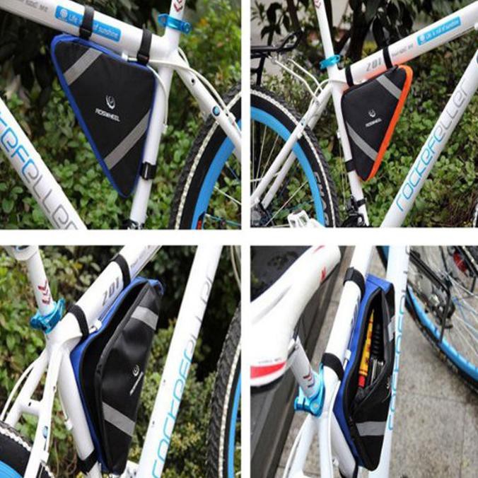 Aksesoris Sepeda: Tas/Pouch Bentuk Segitiga Untuk Saddle Dafa.Olshop