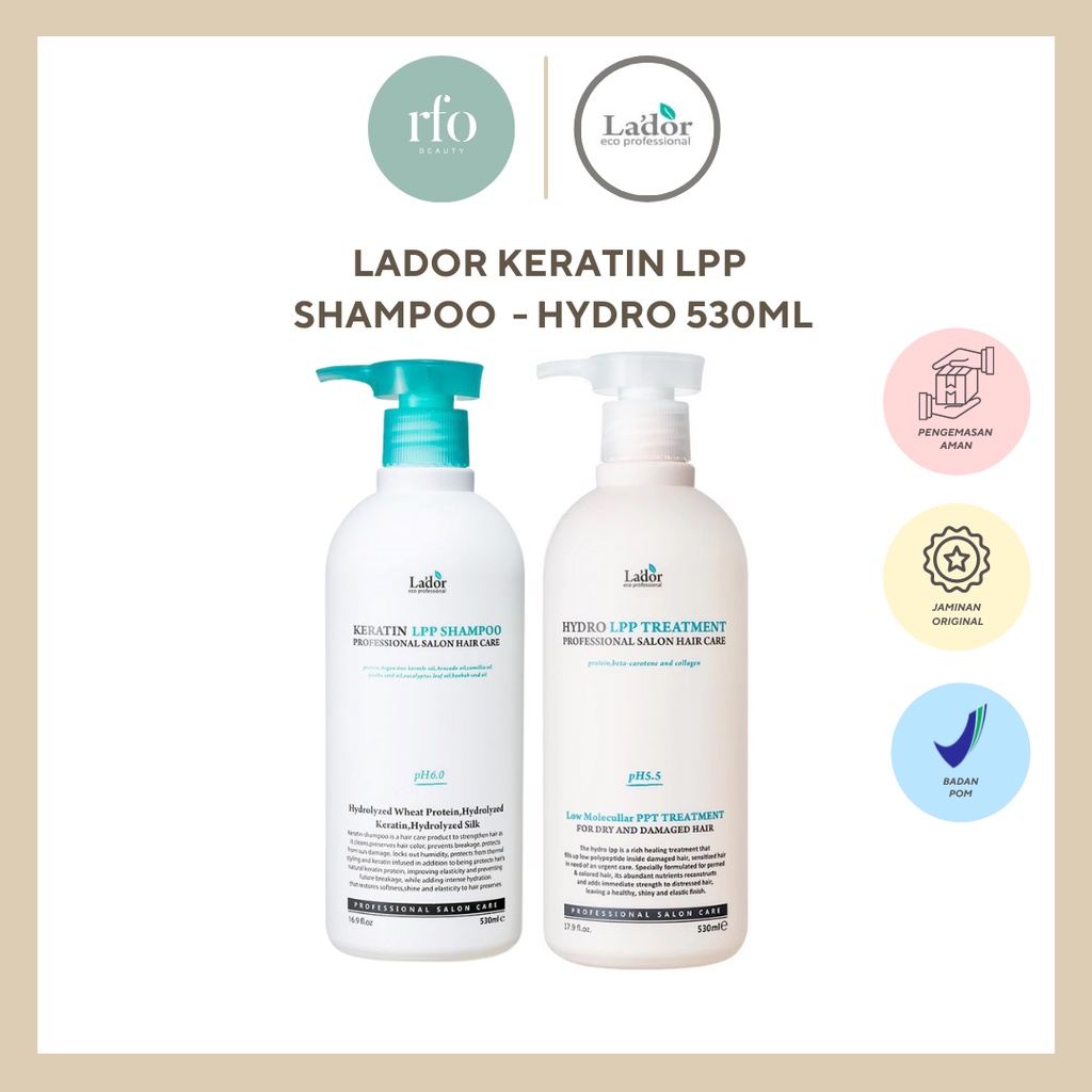 Lador Keratin LPP Shampoo - Hydro  530ml