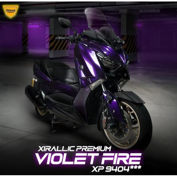 Pilox Diton Premium Xirallic Violet Fire XP9404  XP 9404 400ml Warna Ungu Jingga Siralik Siralic Sepeda Motor Mobil Velg Mesin Bodi