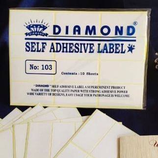 Label Stiker Nama Undangan Kode 103 (120 Label/Pack) 3 X 6,4 Cm