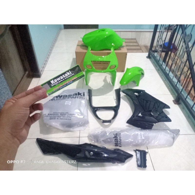 full cover body set ninja rr old hijau SE 2009  original Kawasaki