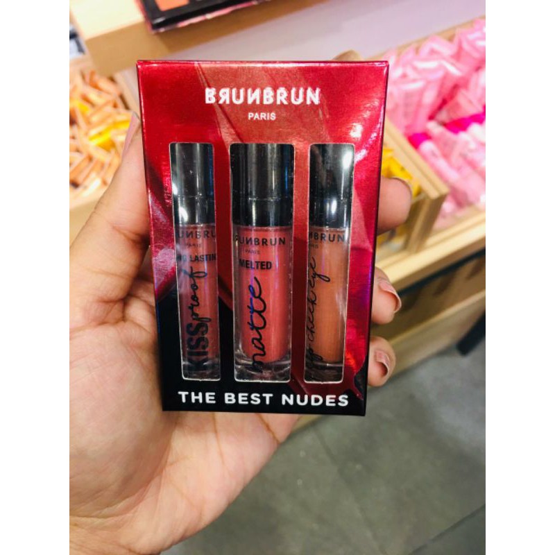 LIPSTIK THE BEST NUDES BY BRUNBRUN PARIS