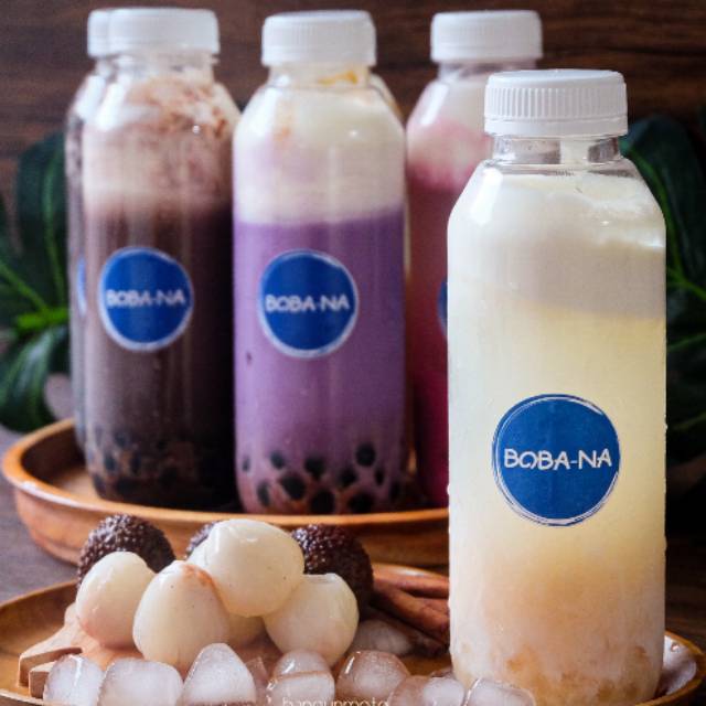 

Lychee yuzu with boba ory macchiato