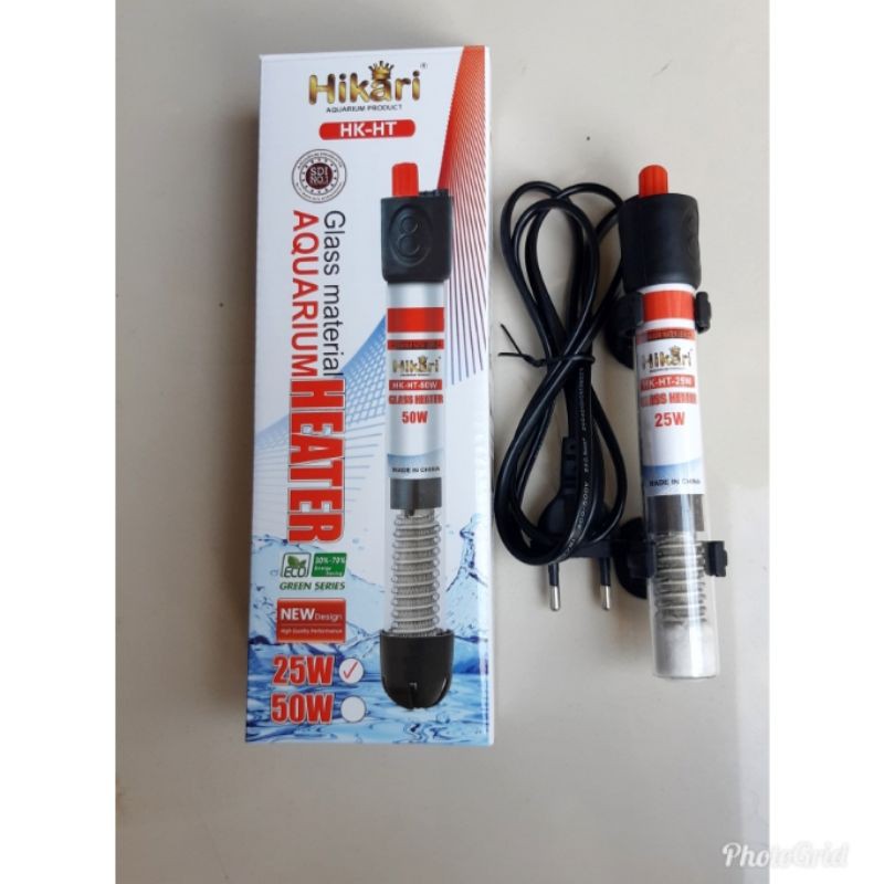 Heater aquarium 25 Watt - Heater penghangat air aquarium dan kolam