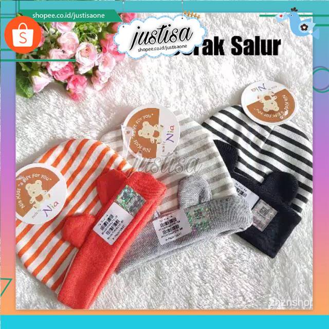 Promo !! Topi Bayi Nia salur- Topi bayi Murah