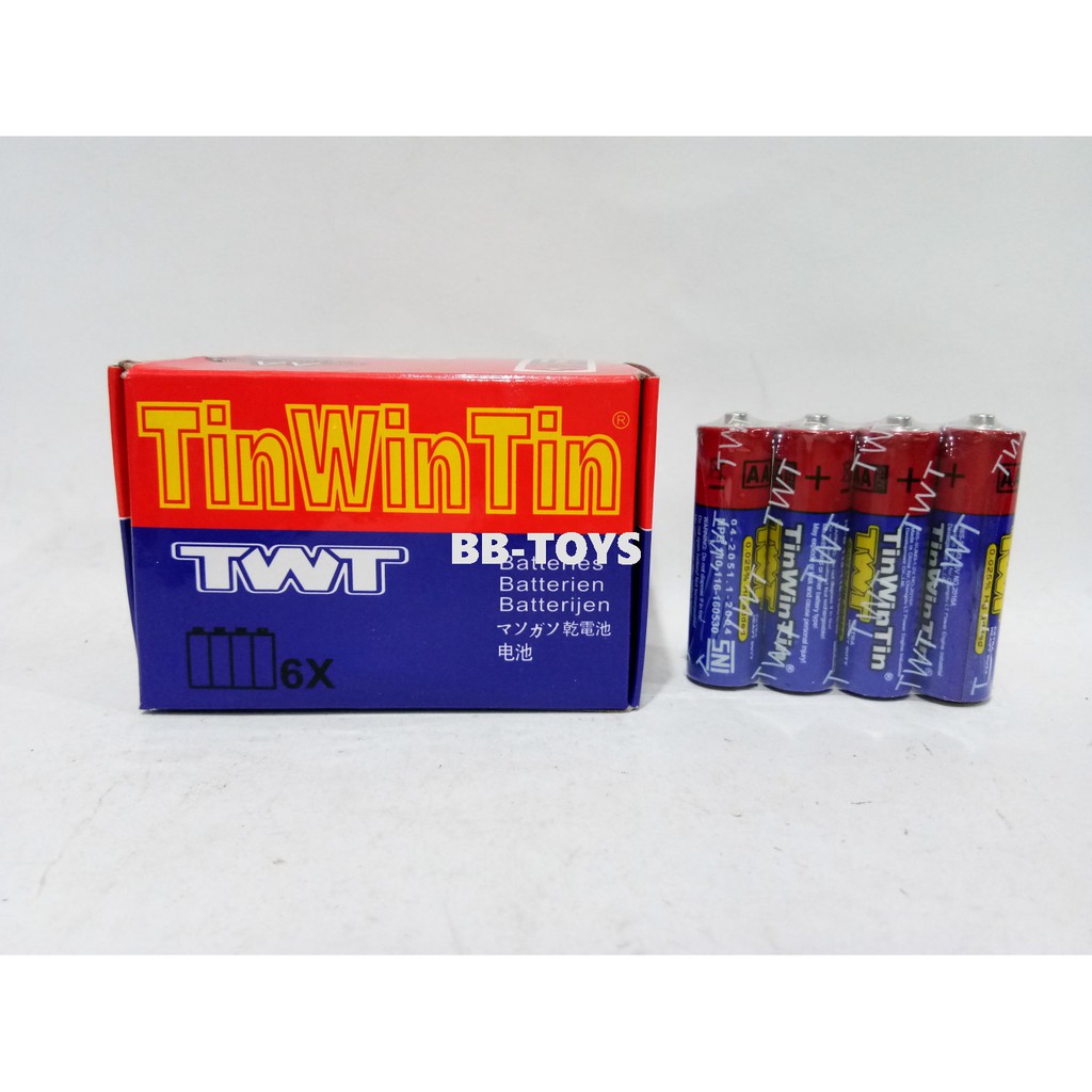 Battery - Baterai AA 1.5V - TWT Battery - Baterai Mainan Murah - 4pcs