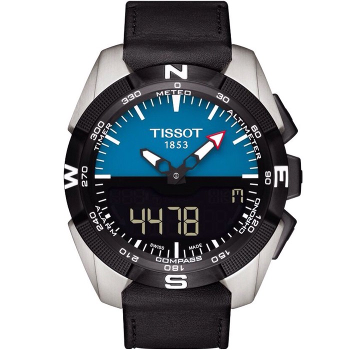 TISSOT T-Touch Expert Solar Titanium Leather Strap T091.420.46.041.00