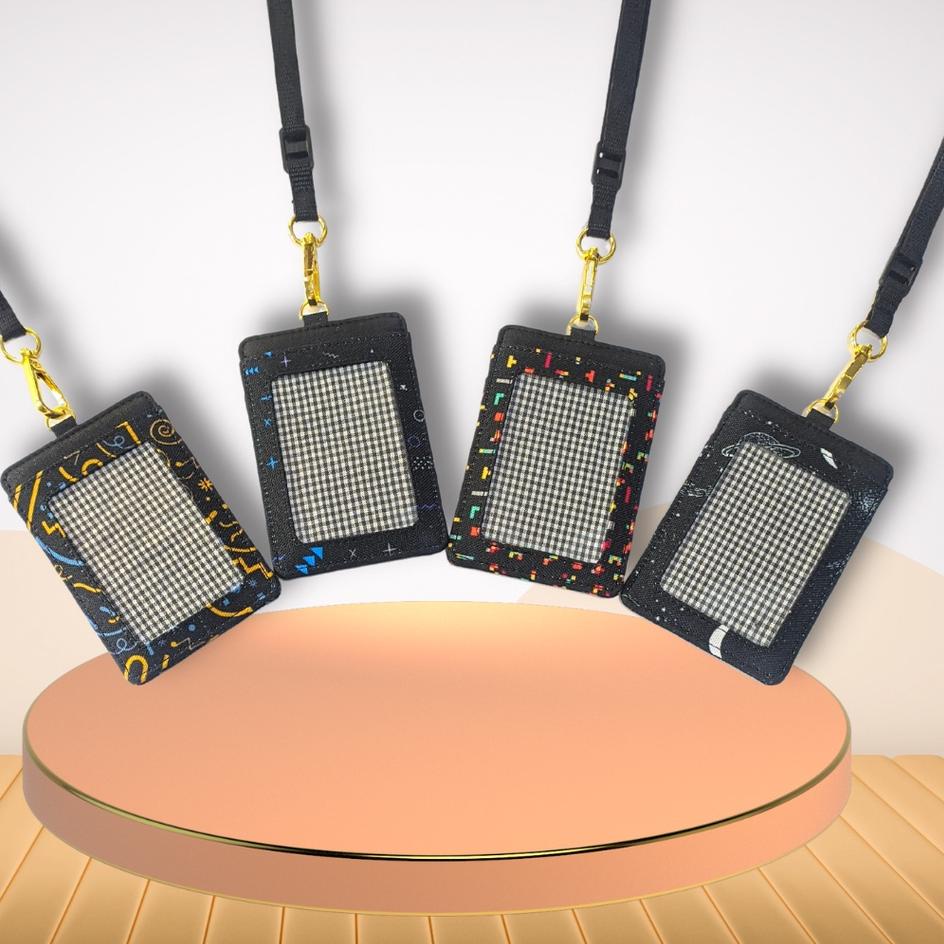 

Harga Bersahabat.. Gantungan ID Card Kantor Kasual Kalung Name Tag Holder Lanyard Anti Air Pria Wanita LS1