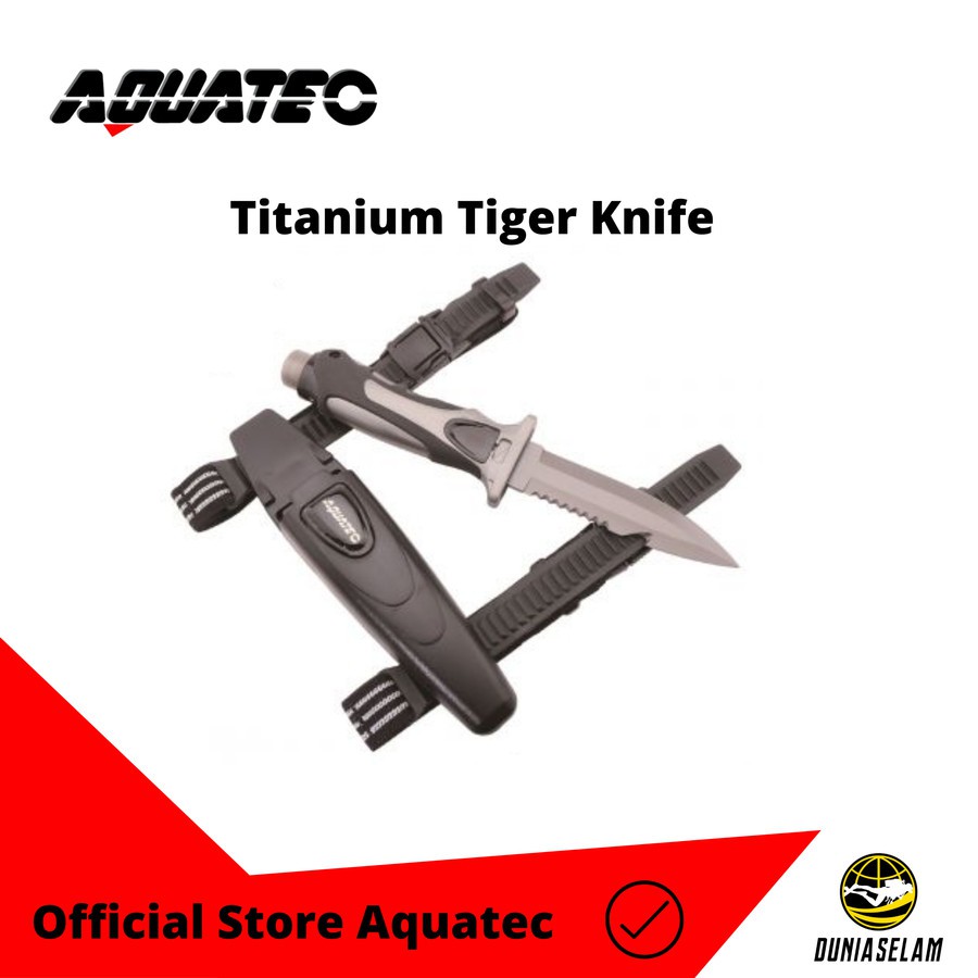 Pisau Diving / Marine Titanium Tiger Scuba Knife