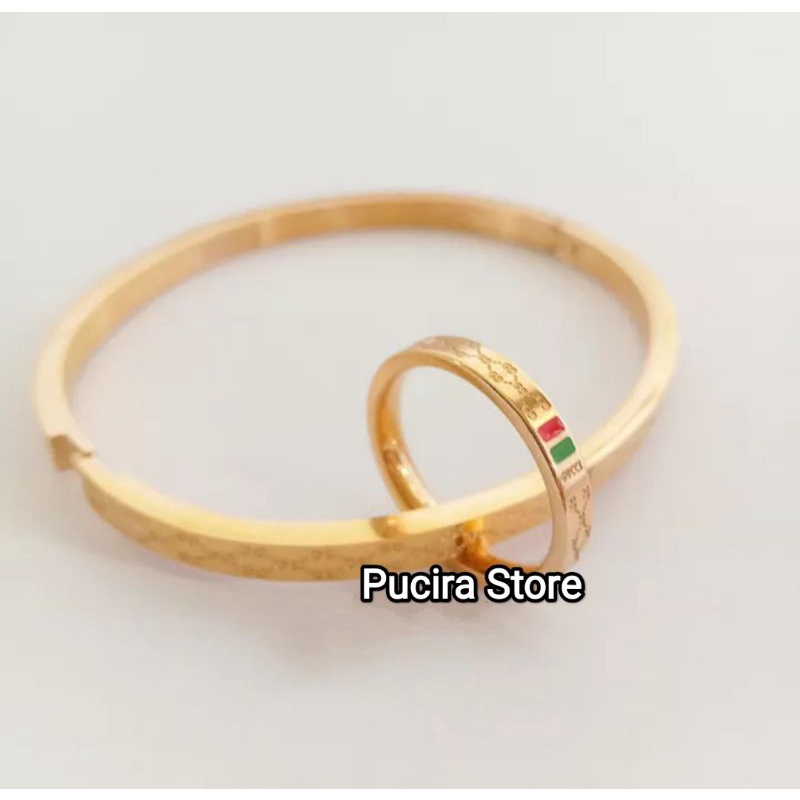 cod gelang titanium free cincin anti luntur perhiasan import