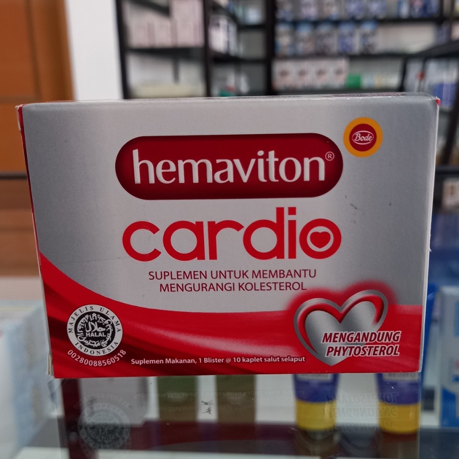 HEMAVITON CARDIO 10 TABLET - SUPPLEMEN PENURUN KOLESTEROL