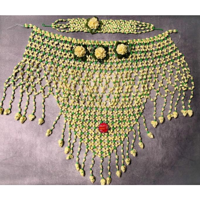 Bunga Imitasi - Melati Imitasi Siraman Segitiga Sayap