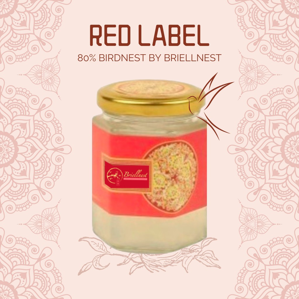 BRIELLNEST GLOWING SKIN AND DETOX Minuman Sarang Burung Walet Asli 10 x 200ml