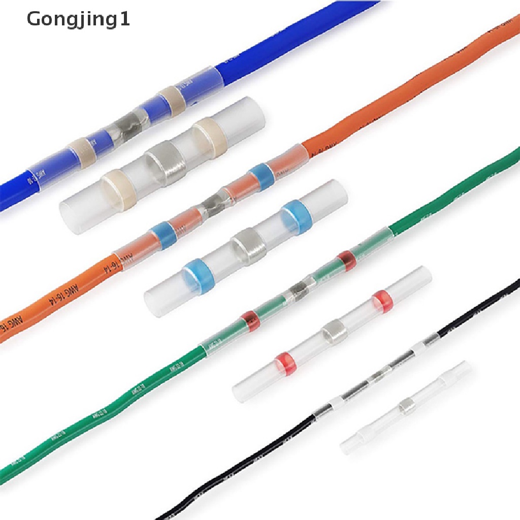Gongjing1 800pcs Konektor Terminal Kabel Listrik Heat Shrink Id