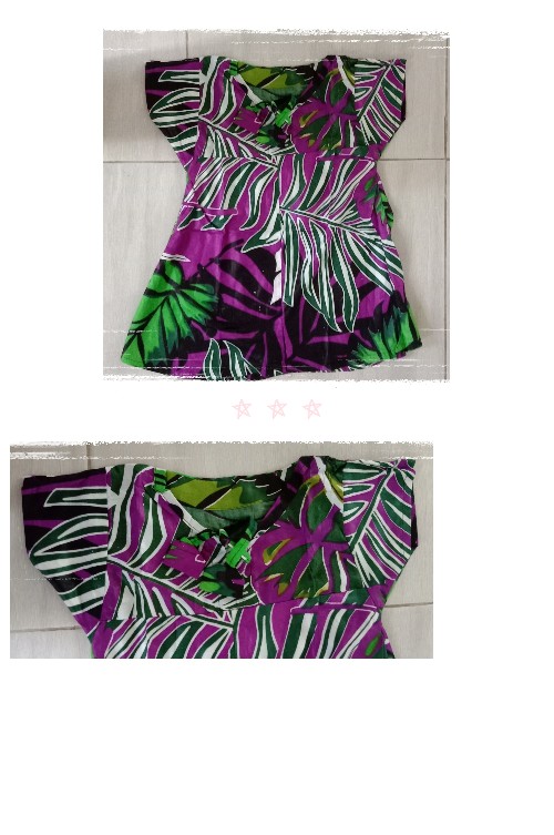 Dress Batik Anak Perempuan Semi A Murah Meriah Adem