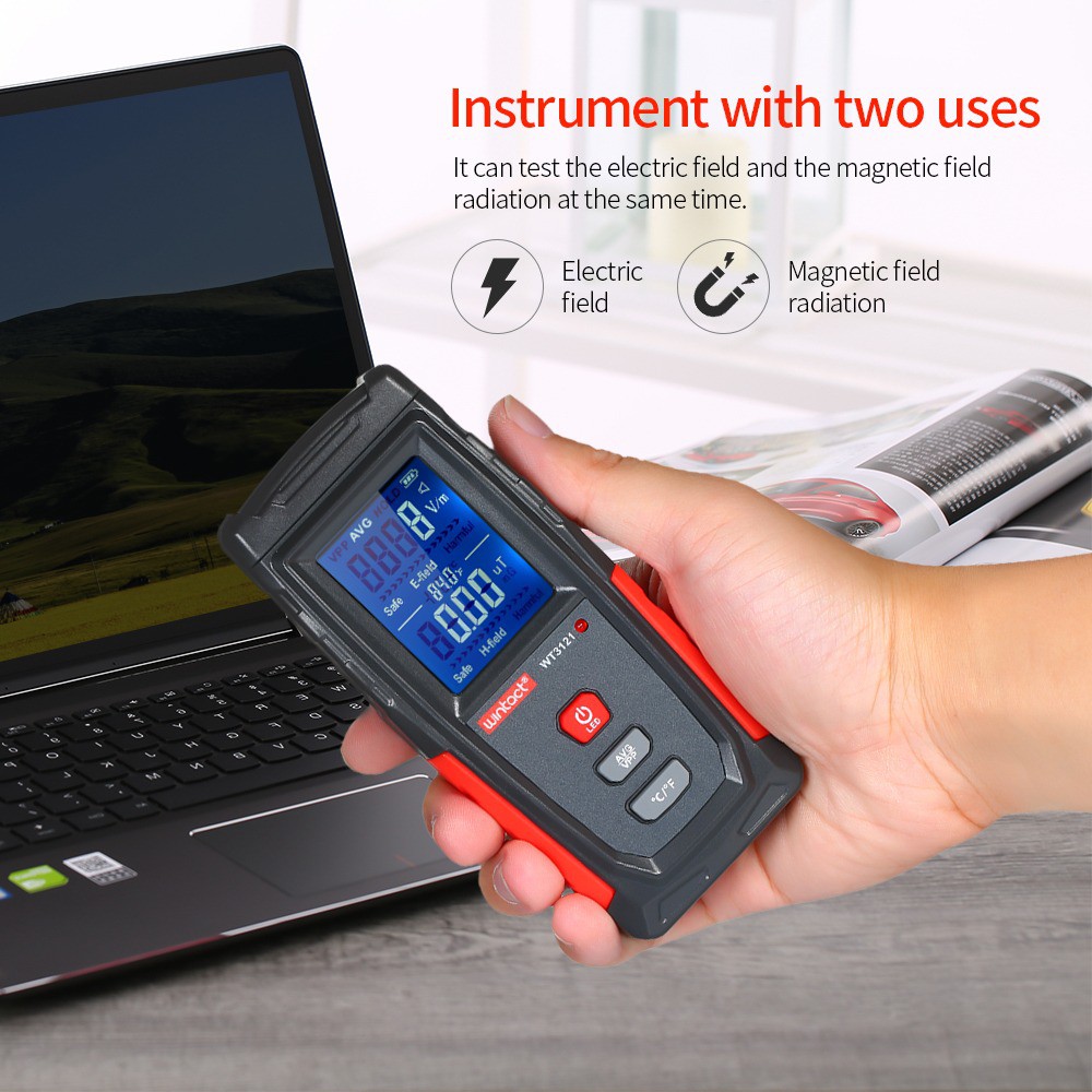 RADIATION TESTER ALAT TES RADIASI MEDAN MAGNET LISTRIK FIELD CEK UJI ELECTRICITY DETECTOR DETECT