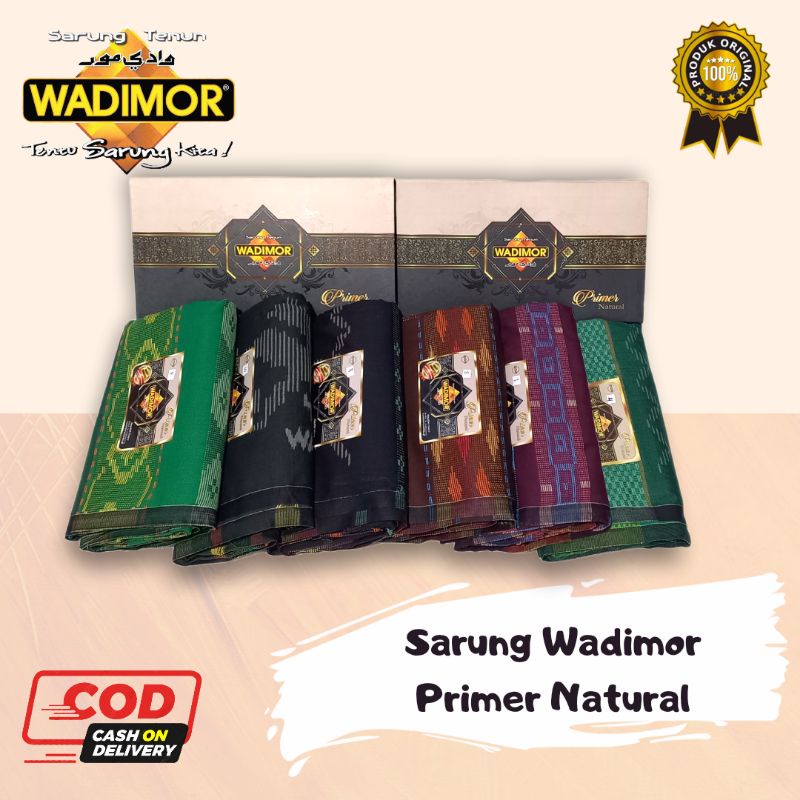 Sarung Wadimor Primer Natural Songket Jaguar Murah
