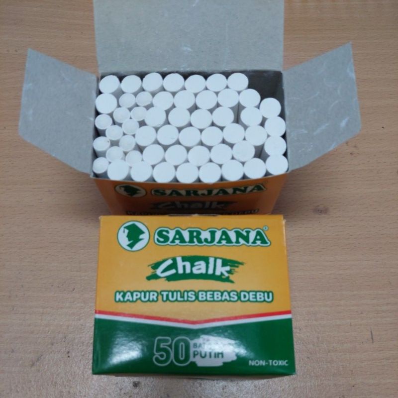 

Kapur Tulis Putih Sarjana (1 Pak) / Kapur Putih Sarjana