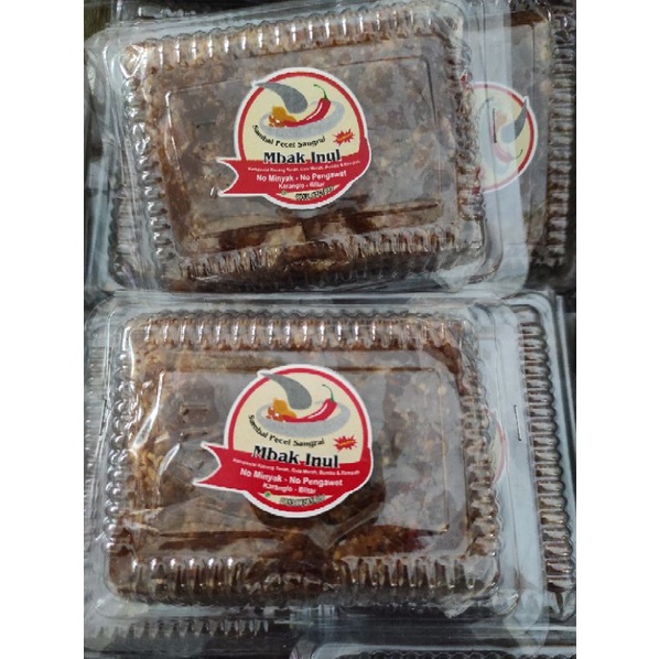 

SAMBAL PECEL SANGRAI MBAK INUL - Rasa Endulita Tanpa Minyak, Tanpa Pengawet. Isi 200 gram