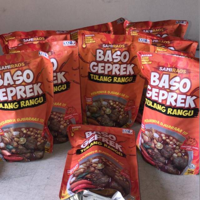 

Baso geprek tulang rangu