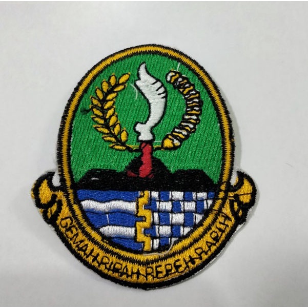 Logo Bordir Provinsi Jawa Barat Patch Emblem bordir komputer