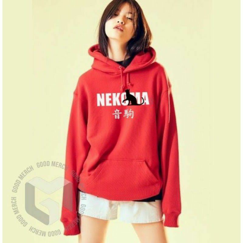 Jaket Hoodie Jumper Anime Haikyuu NEKOMA kanji