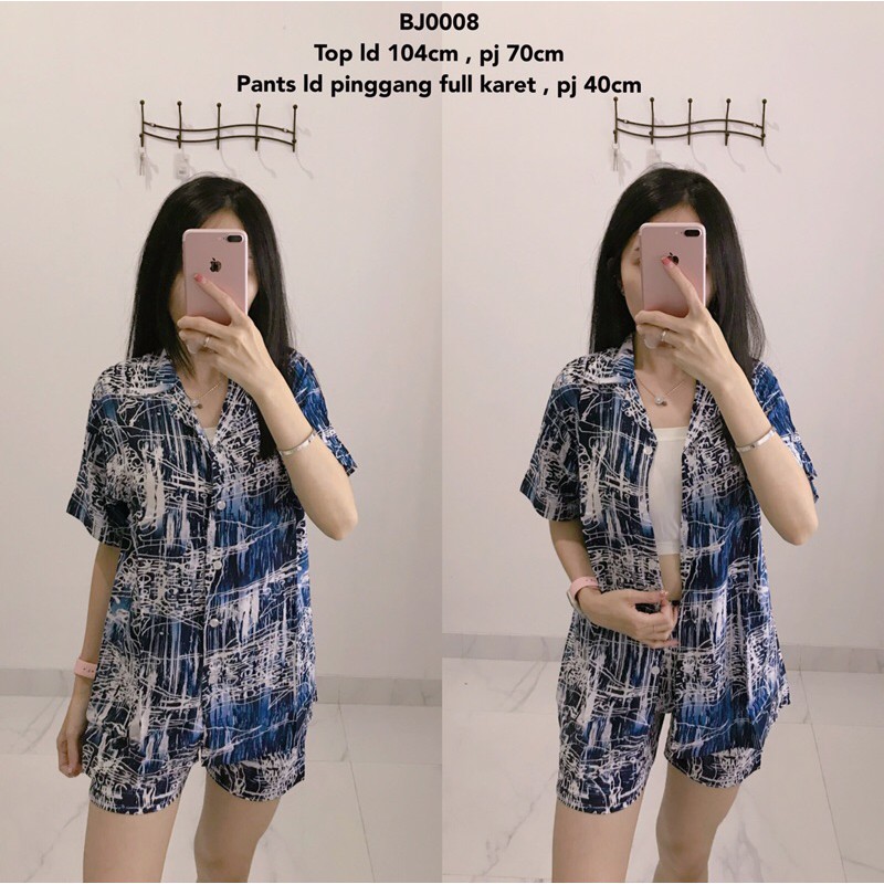 set tiedye rayon import murah.stelan abstrak kekinian rayon halus import murah.set murah set piyama