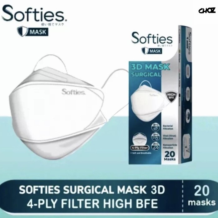 Masker - Softies Masker 3D Kf94