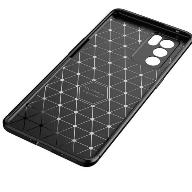 Reno 6 4G / Reno 6 5G Cover Focus Carbon Original Premium Slim Fit Silicone Soft Case Karnon Reno6