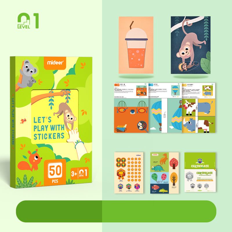 

mideer lets play sticker level 1 beginner