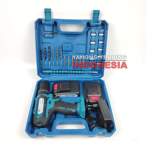 SUNC TOOLS Mesin Bor Baterai Cordless Drill 36V-3