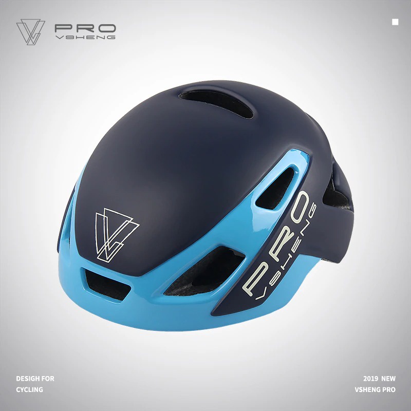 Mountainpeak VSHENG Series Helm Sepeda Cycling Bike Cap Integrally Molded - MTP01 - Blue