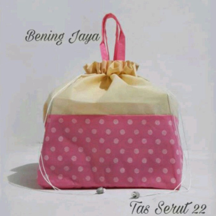 

NEW Tas Hajatan Serut kotak nasi 22 - Merah Muda