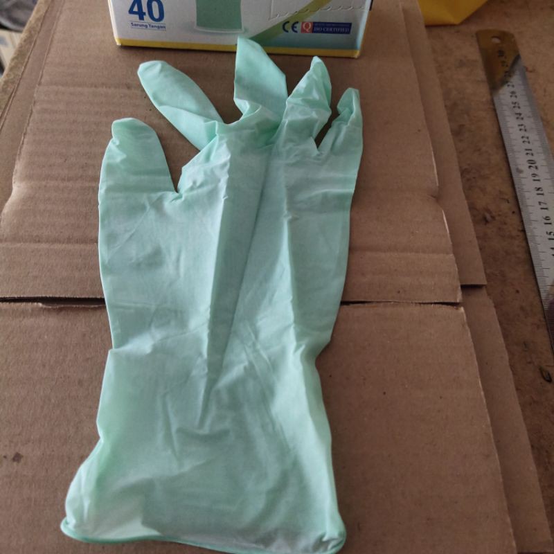 Sarung Tangan latex Sensi Gloves size S , M, L