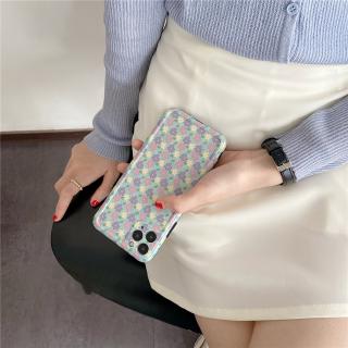 Soft Case Motif Bunga Kecil  Warna  Ungu  Untuk Iphone 11 Pro 