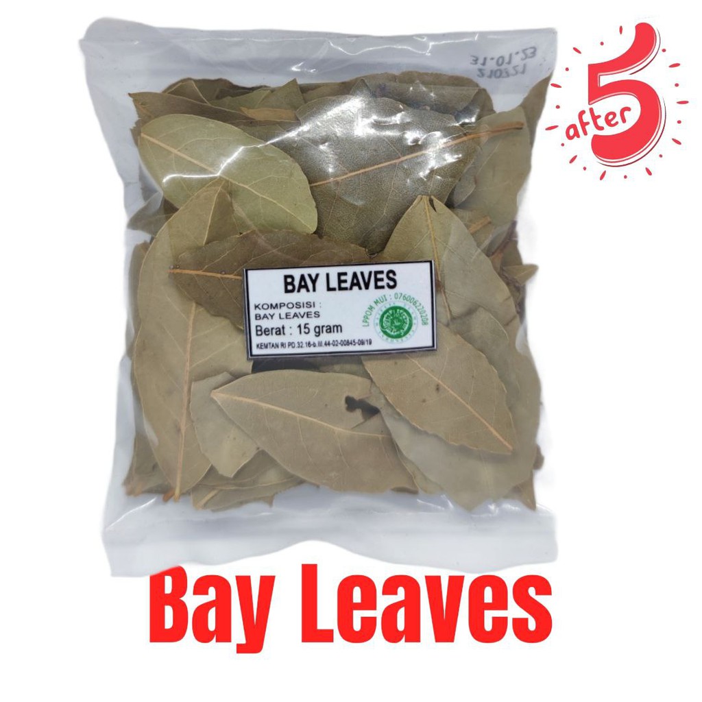 

Daun Salam / Bay Leaves / Salam Kering 15g