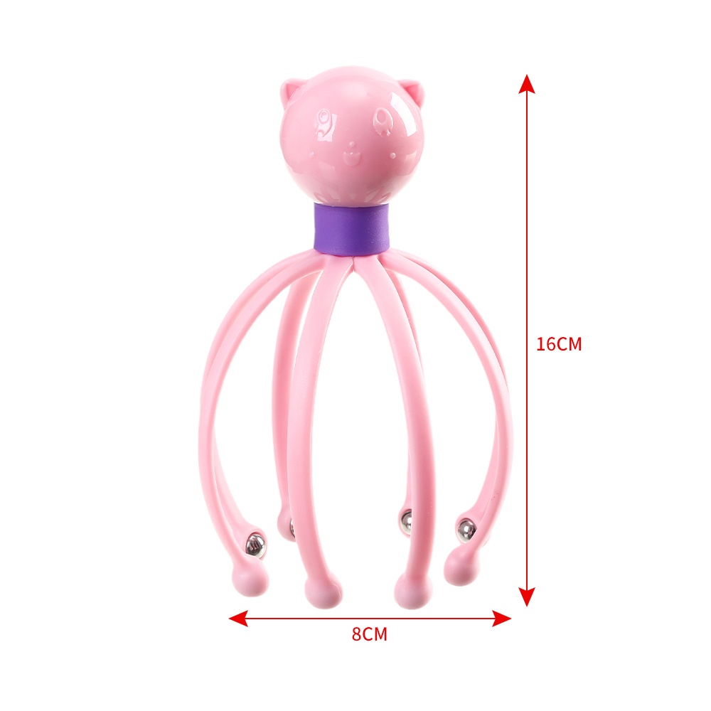 【COD】Head Massager Scalp/ Massager Head Massager  Body Massager Octopus Head Scalp Massager  Neck Equipment Stress Release Relax Massage Relief Head Care Massager