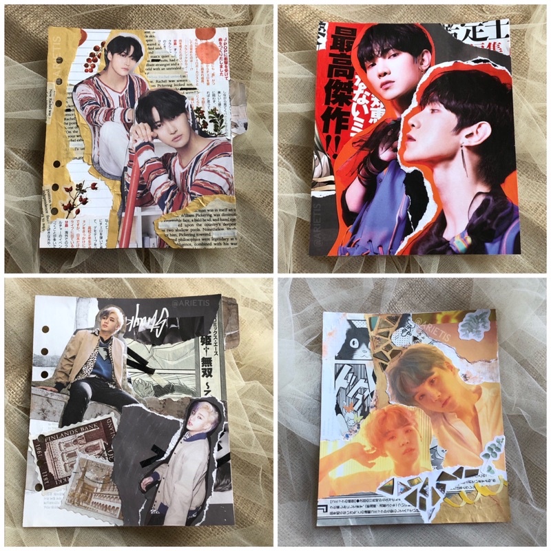 BINDER DECO A5 A4 JEWEL CASE DVD COMMISSION BTS ATEEZ STRAY KIDS