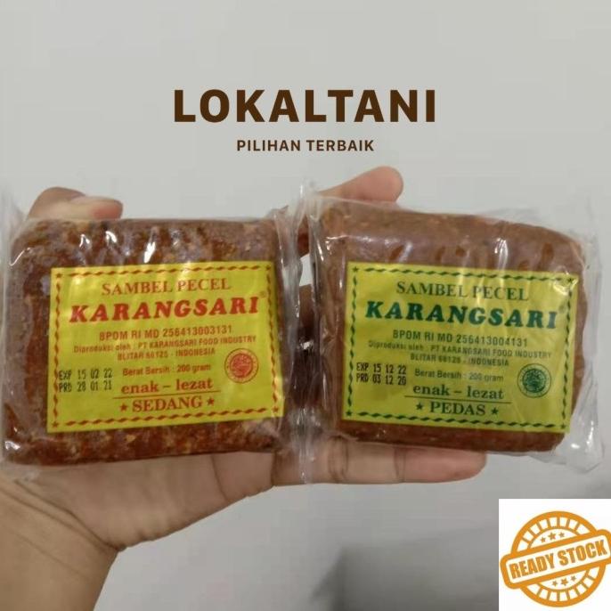 

Sambel Pecel Karangsari/Sambel kacang Enak Peda dan sedang 200GR