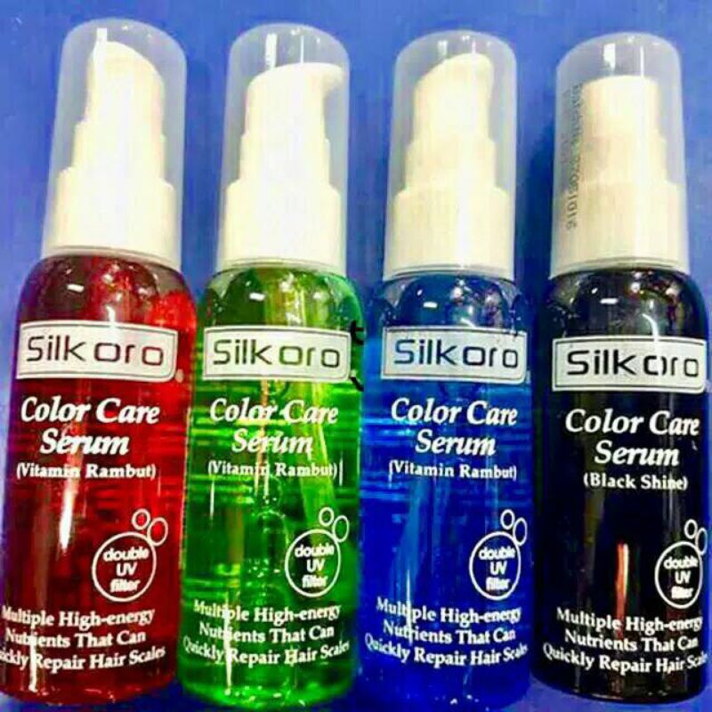 Silkoro Vitamin Rambut Minyak Rambut 200 ml Besar 80 ml Kecil Silkoro