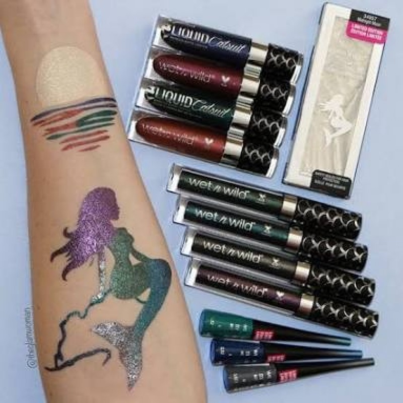 

WET n WILD Midnight Mermaid Set- LImited Edition (NO BOX)