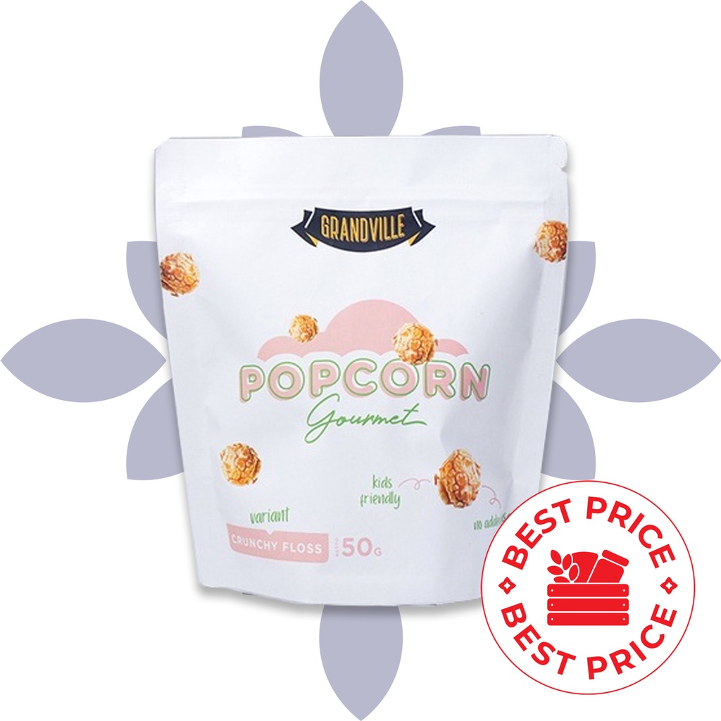 GRANDVILLE - POPCORN GOURMET CRUNCHY FLOSS - 50 GR