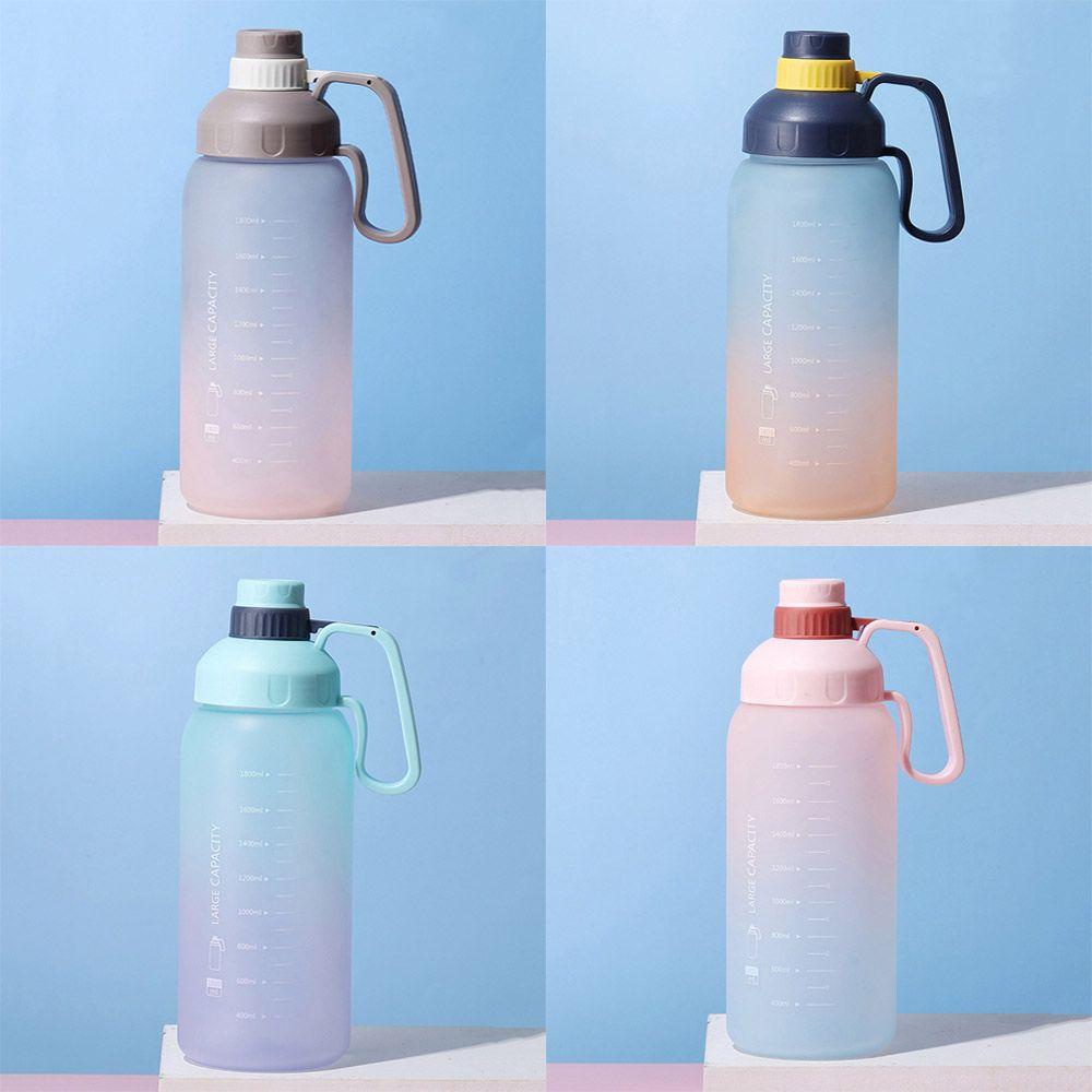 Botol Air SOLIGHTER Penanda Waktu Kapasitas Tinggi 1800ml Water Jugs