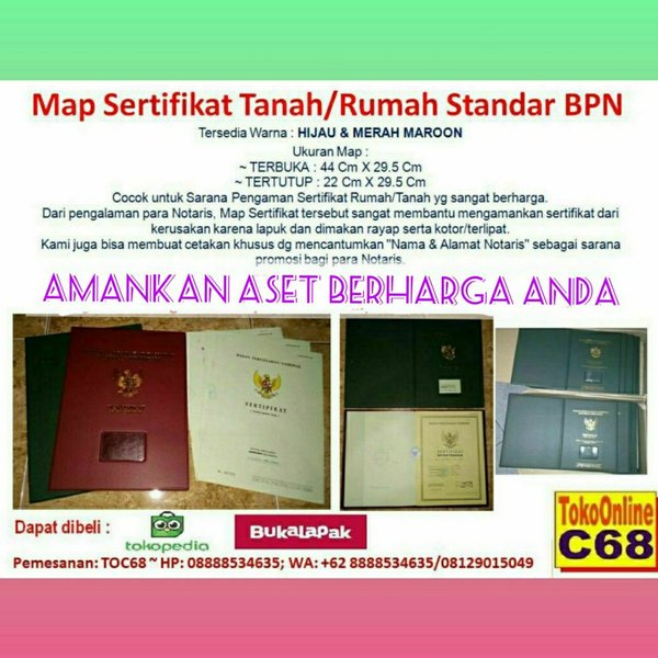 

Jual Map Sertifikat TanahRumah ~ Standar Map Sertifikat BPN ~ By. TOC68 Berkualitas