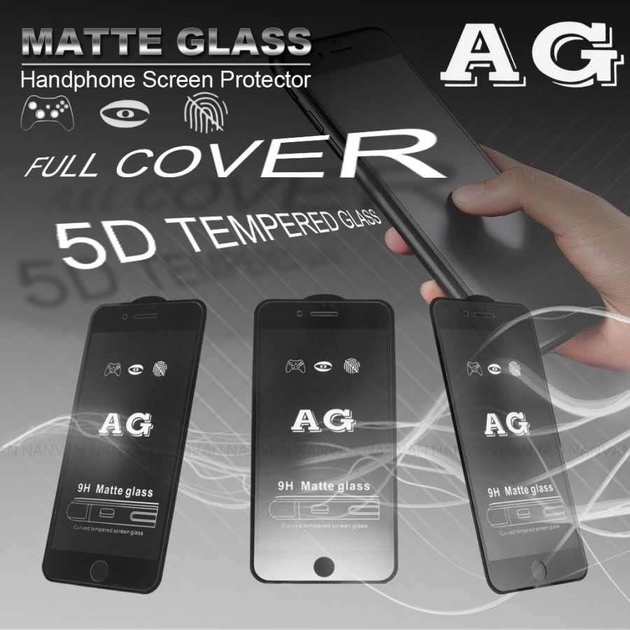 [RO ACC] MATTE GLASS / ANTI MINYAK 5D TEMPERED GLASS IPHONE 13/13 PRO/13 PRO MAX/13 MINI/14/14PRO/14PROMAX/12PRO(6.1)/12/11/14PRO6.1