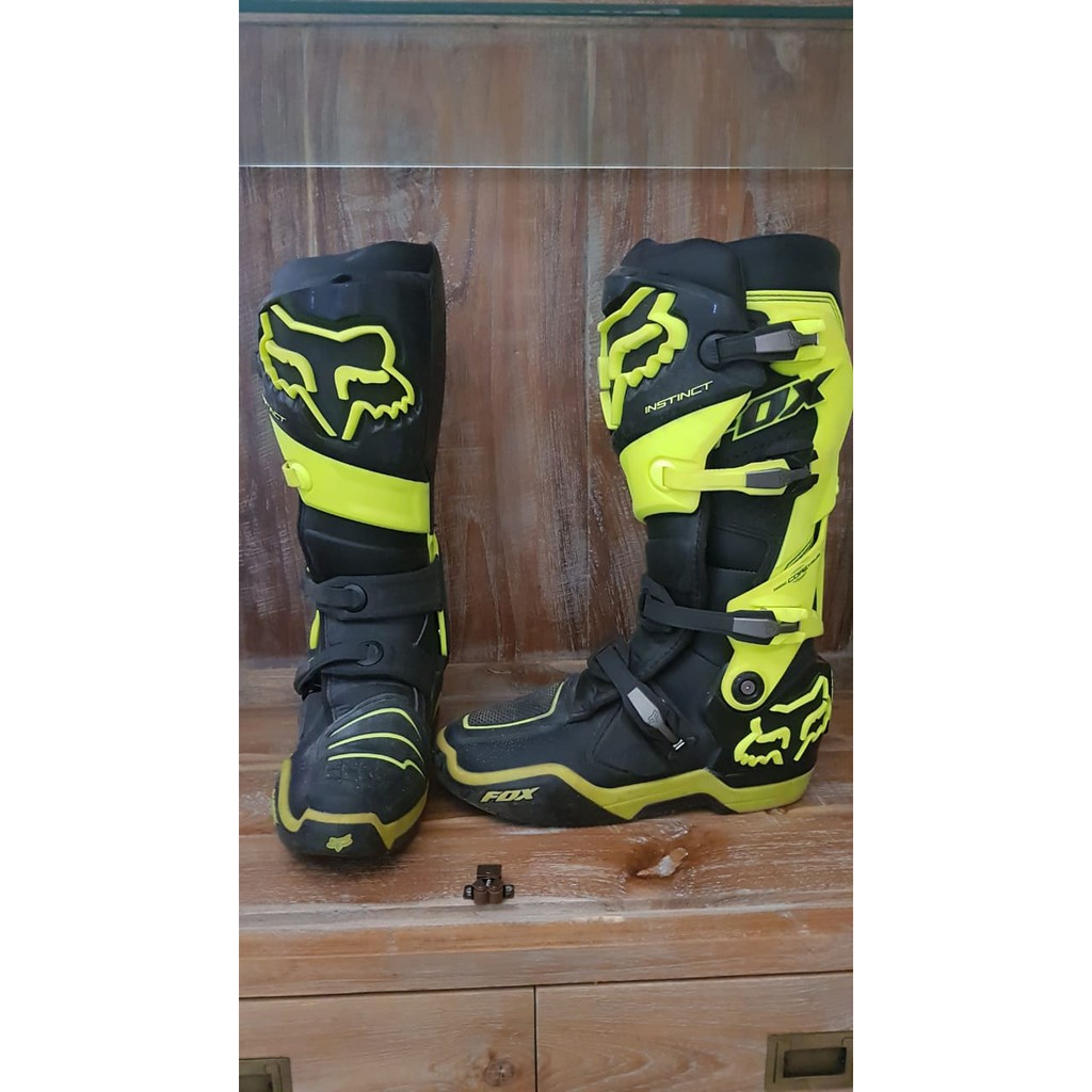 Sepatu Boot Fox Instinct Boot Black Yelow