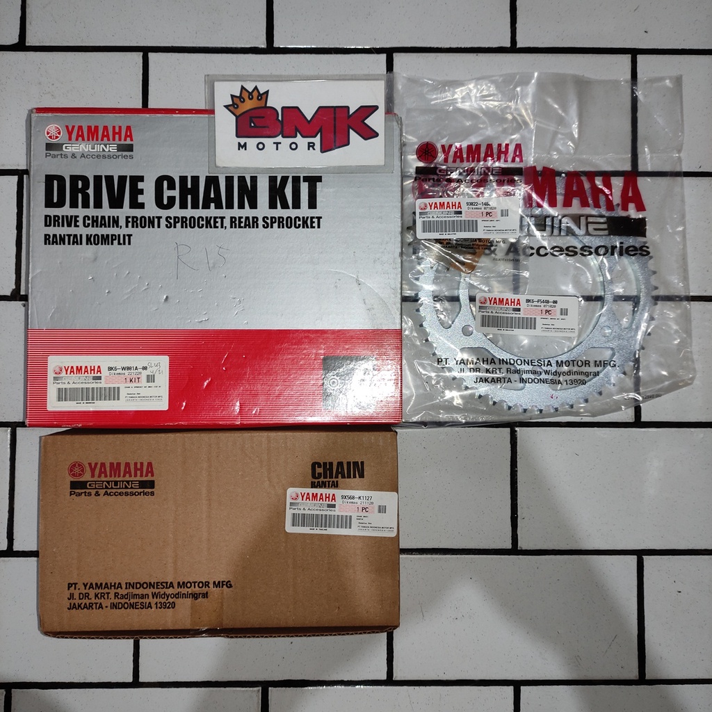 GEAR SET YAMAHA R15 V3 BK6-W001A-00 YGP