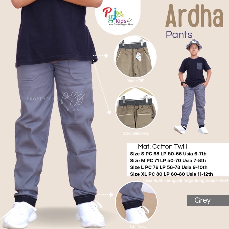 ARDHA PANTS KIDS / Celana Anak Cowok by PGJ