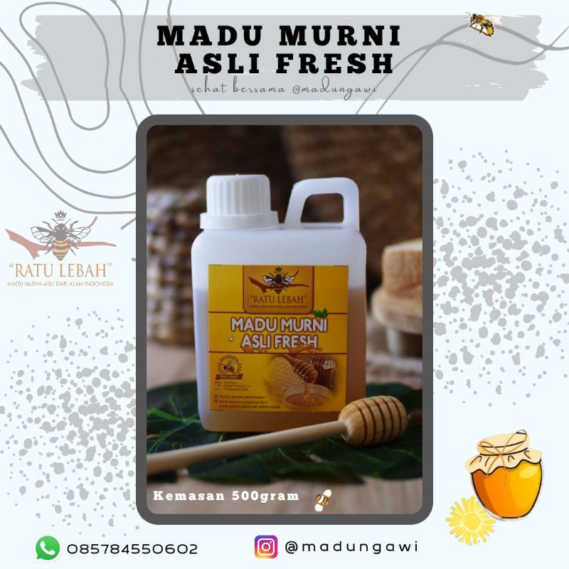 

Madu Murni Asli Fresh 500gram