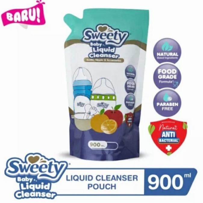 Sweety baby liquid cleanser 900ml / Sweety sabun cuci botol 900ml